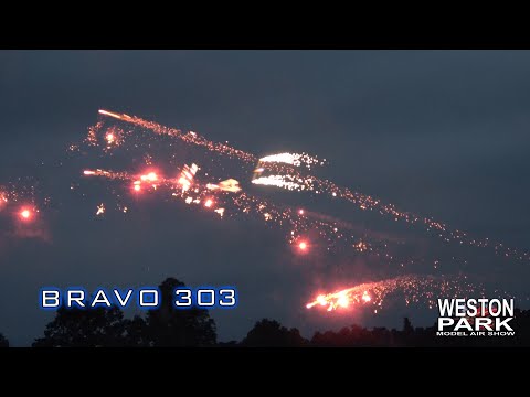 RC Planes with Fireworks - Weston Park 2021 Airshow