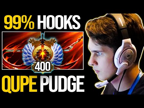 Master Tier Qupe Pudge !!! Nonstop Gank - 99% Hooks | Pudge Official