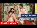 Dil Diyan Gallan Engagement Dance | Tiger Zinda Hai | Ajay and Gunjan | uneven Couple