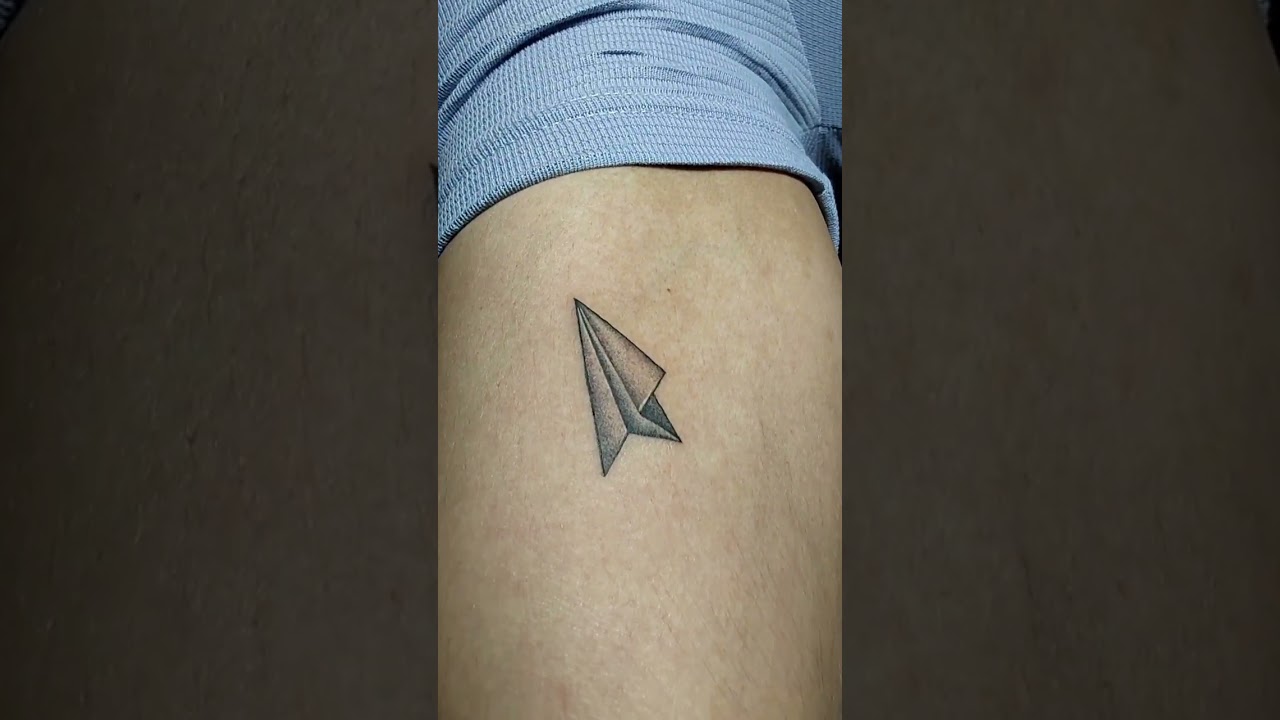 paper plane tattoo Gurgaon