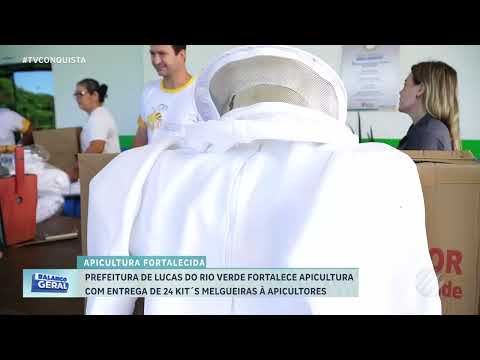 Prefeitura entrega kits à apicultura e fortalece produção de mel em Lucas do Rio Verde