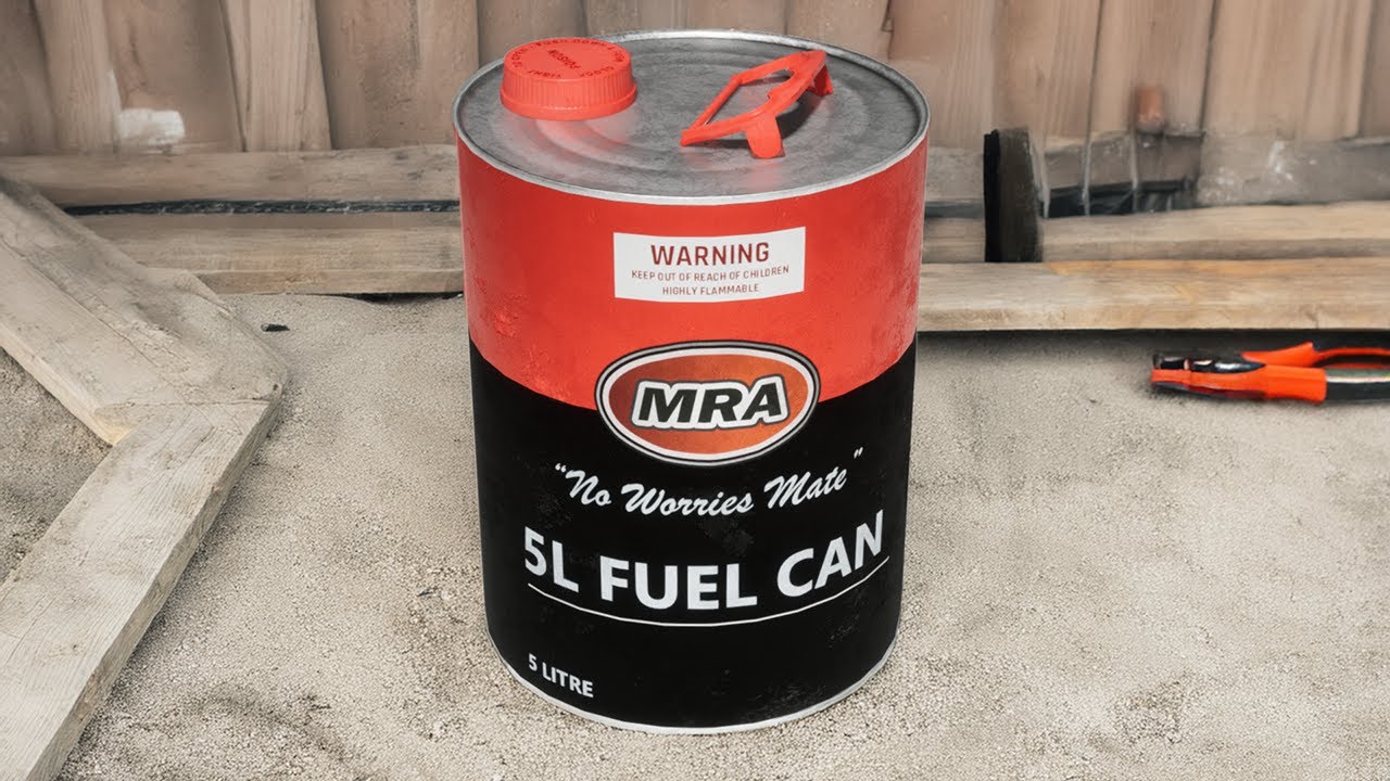 5L Fuel Can - Game Ready 3D Model