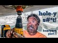 BOAT WORK - Don't Try This At Home! 😱 Sailing Vessel Delos Ep. 406