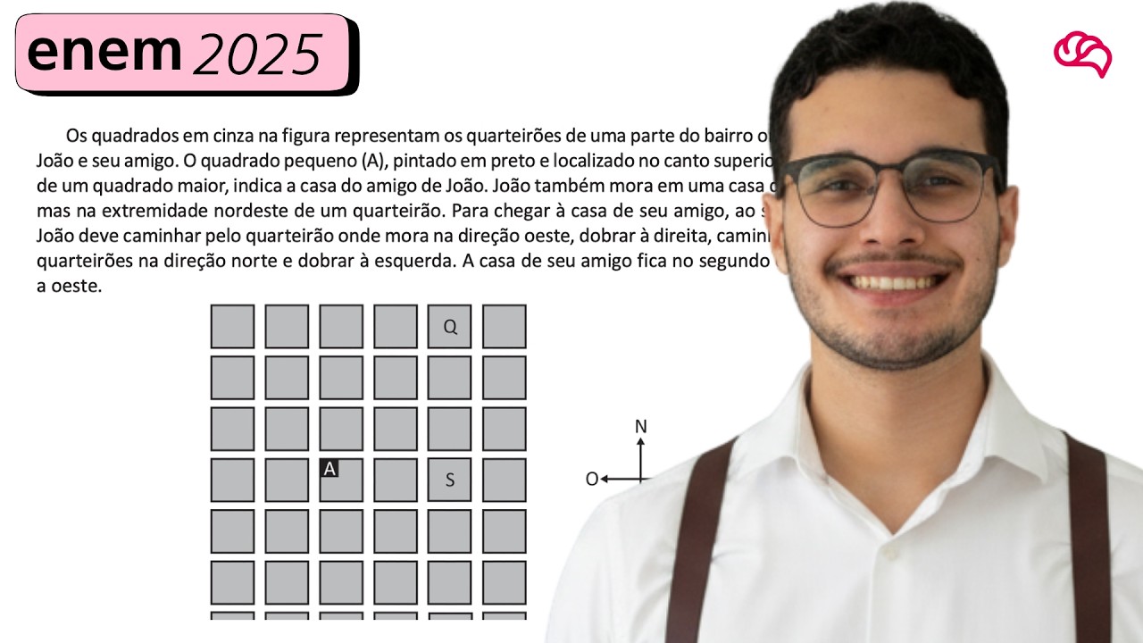 Resolução em Vídeo — Questão 161 ENEM 2025