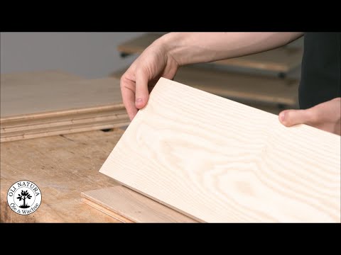 Holz ölen im Rohholzeffekt I Scandic-Oil For Furniture / Möbelöl / Holzöl / Eiche innen I OLI-NATURA