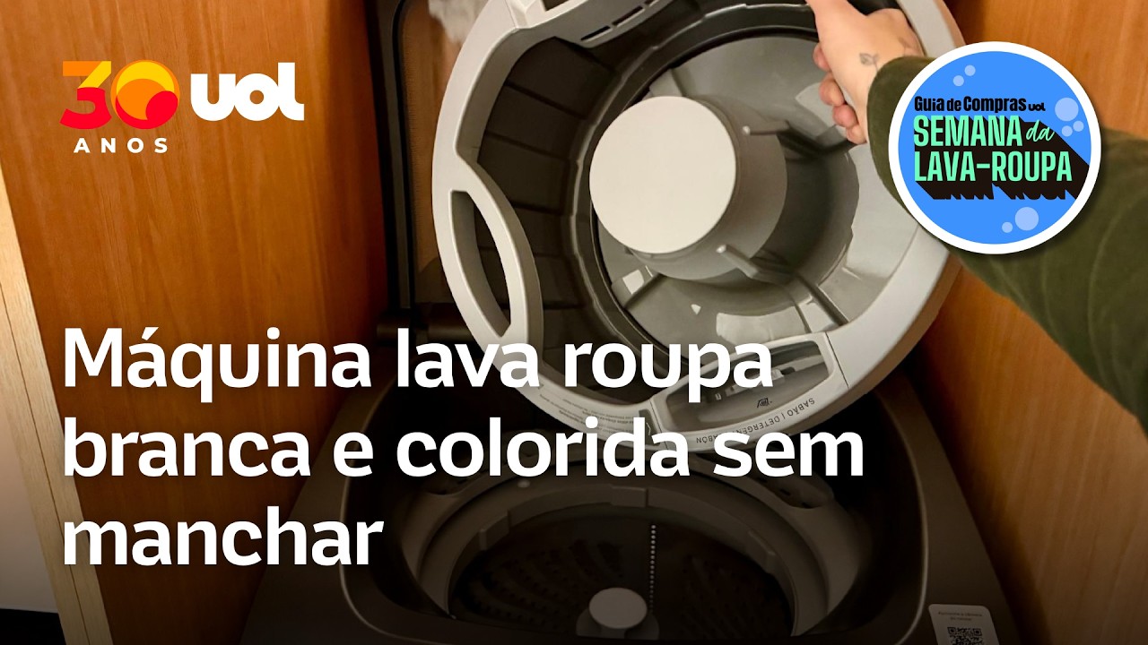 Miniatura da avaliação em vídeo de Lavadora Brastemp Double Wash 16kg Titanium
