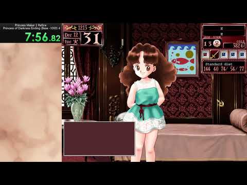 Princess Maker 2 Refine Princess of Darkness Ending - 18:10.81