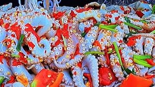 Extreme Mukbang Challenge 🔥 Eating 10KG Spicy Fried Vermicelli with Squid 🐙 | Epic Eating Show