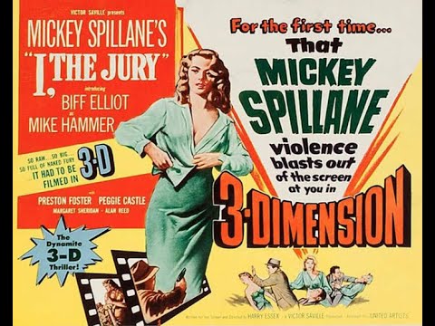 I, THE JURY (1953) Theatrical Trailer - Biff Elliot, Preston Foster, Peggie Castle