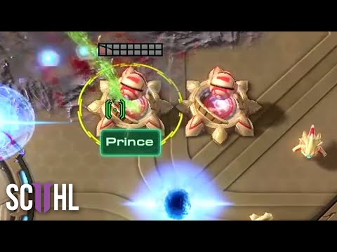 Prince's Cannon Rush - Starcraft 2: Scarlett vs. Prince