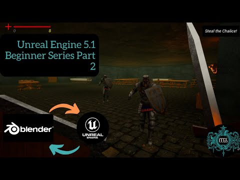 Unreal Engine 5.1 Beginner Tutorial - Part 2 #unrealengine #blender #blender3d #unrealengine5