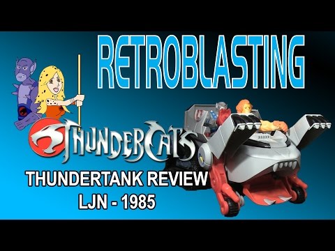 Thundercats Thundertank Vintage Toy Review - LJN 1985