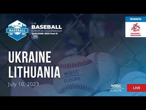 1 U-18 Baseball European Championship Qualifier SUI: Ukraine VS Lithuania