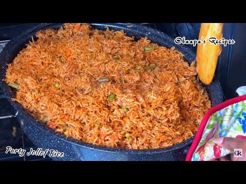 How To Make Oven Jollof Rice And Salad. Party Style | Meal Prep With Me!