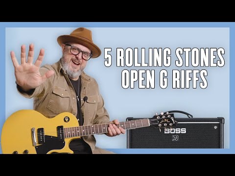 Five Rolling Stones Riffs That Define Keith Richards' Style — Open G Tuning