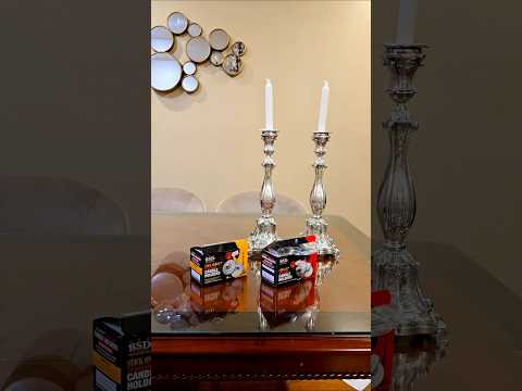 Introducing the latest innovation — Stick-On Candle Holders! help reduce the risk of tipping & fall