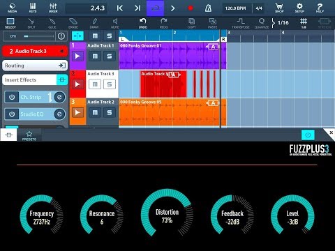 FuzzPlus 3 by Audio Damage -100% Free - Demo for the iPad