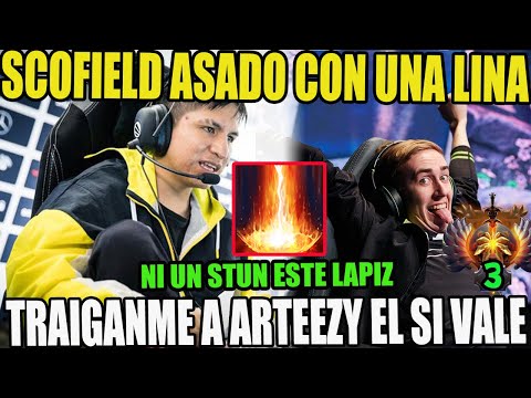 SCOFIELD VS CCNC "EL CABEZON" TOP 3 "SOLO CONTRA ARTEEZY ME DIVIERTO"  | DOTA 2