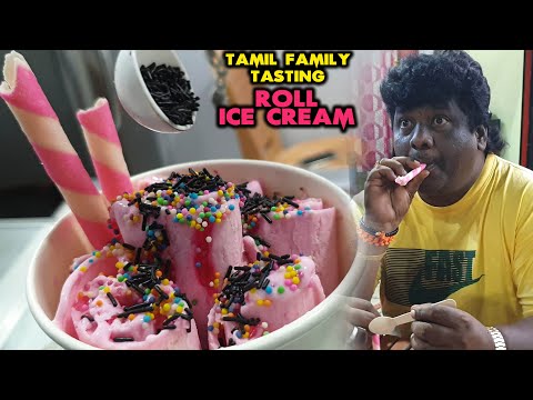 Tamil Family Tasting Roll Ice cream | Ep-3 | VJ Gowtham Vlogs