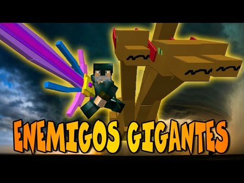ENEMIGOS GIGANTES! | MLP and Mythical Creatures MOD | Minecraft Mod Review