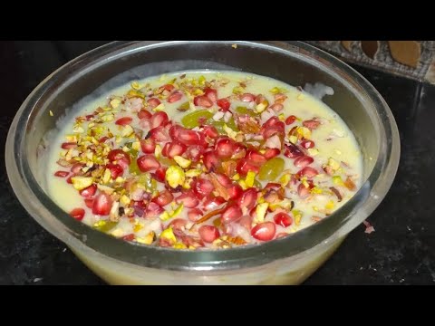 Fruits custard ||Summer series Day 11 || Summer recipe