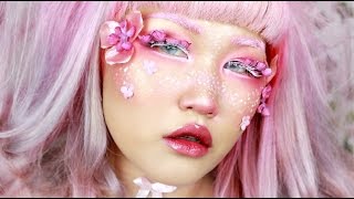 Blossoming Floral Sprite Makeup Look