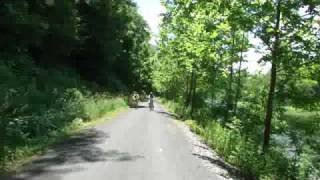 preview picture of video 'Cycling Pine Creek Bike Trail South of Cedar Run'