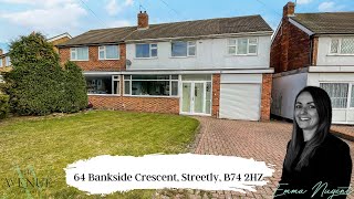 Welcome to Bankside Crescent, Streetly, B74 with Emma Nugent from The Avenue Estate Agents