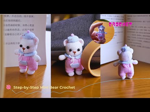 How to Crochet a Mini Bear at Home: Step-by-Step 1 Tutorial#crochet #handmade #lifestyle #tutorial