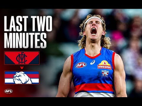 Last Two Minutes: Melbourne v Western Bulldogs | Round 22, 2025 | AFL