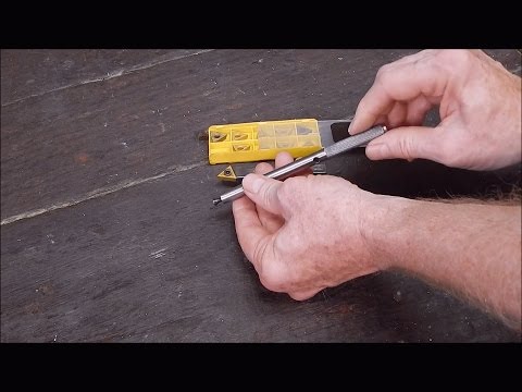 How to sharpen carbide inserts