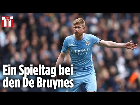 Manchester-City-Star Kevin De Bruyne zeigt sich ganz privat am Spieltag