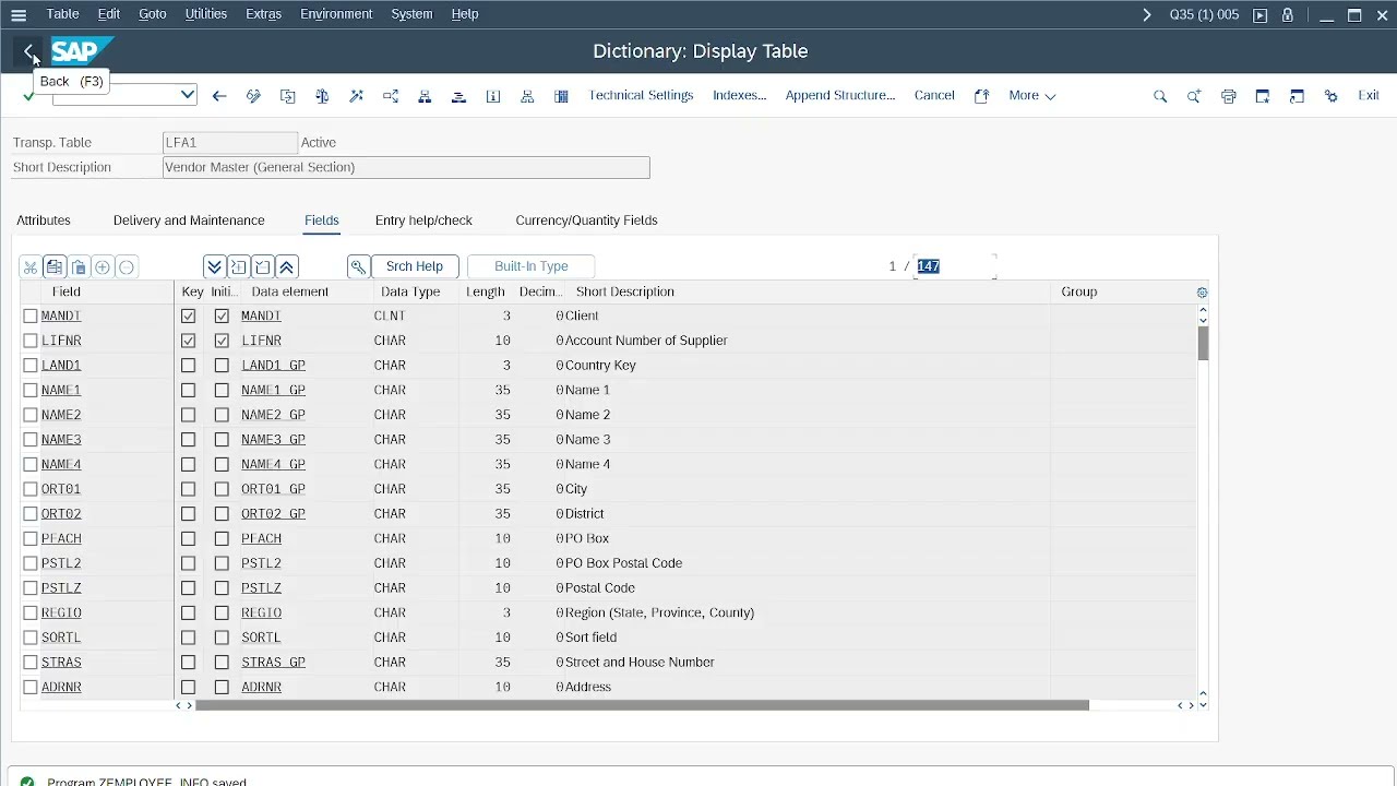 SAP ABAP Program Structure Explained | Field String Concept with Example  Part1