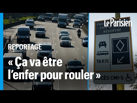 In Paris, the carpooling lane on the ring road is already causing grumbling