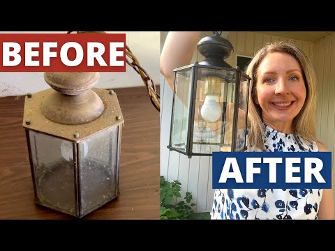 YouTube video about: How to clean oxidized outdoor light fixtures?