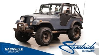 Video Thumbnail for 1974 Jeep CJ-5
