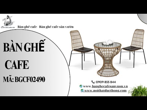 hình ảnh Video giới thiệu sản phẩm Bàn Ghế Cafe BGCF02490 | Nội Thất Đức Thông Dĩ An 65