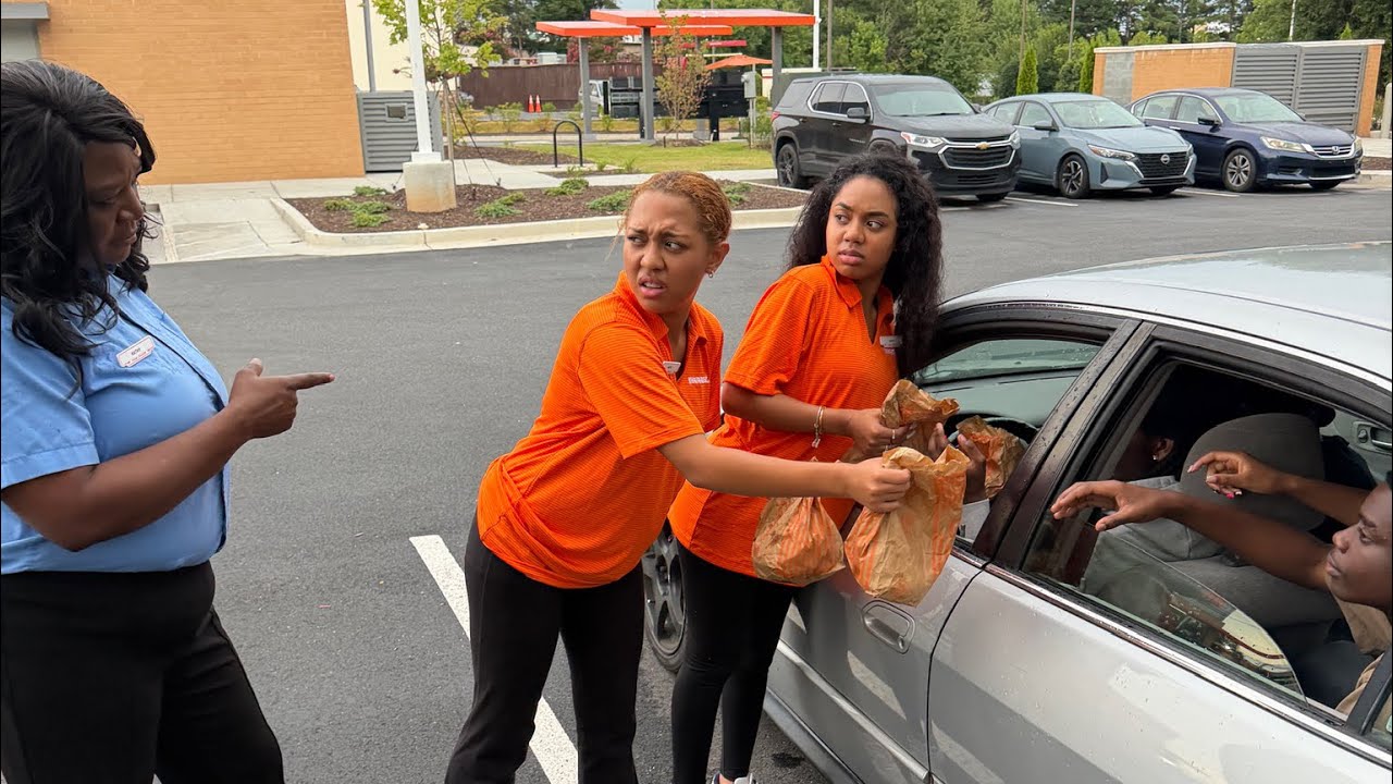 Hope and Faith get caught giving out free Whataburger food