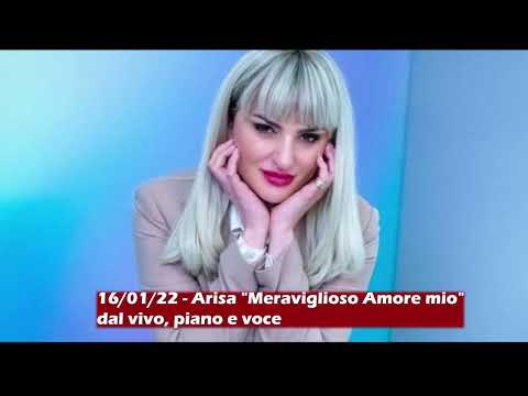 16/01/22 - Arisa "Meraviglioso amore mio"; inedito, piano e voce