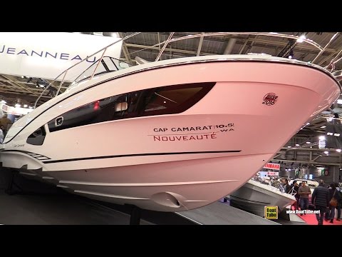 2017 Jeanneau Cap Camarat 10.5 WA Motor Boat - Walkaround - Debut at  2016 Salon Nautique Paris