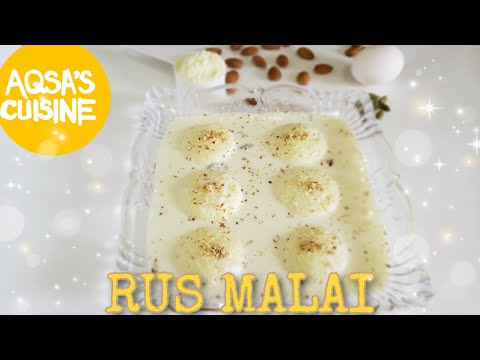 QUICK AND EASY RUS MALAI RECIPE || by Aqsa's Cuisine