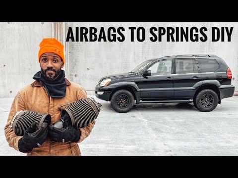 Gx470 Suspension Conversion - From Air Bags to Coil Springs.