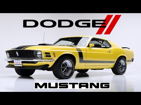 When Dodge Used a Mustang Boss 302 to Develop their Challenger