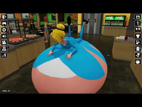 Snackrooms: female belly expansion