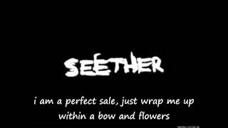 Plastic Man- Seether Lyric Video (on screen)