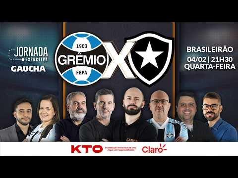 GRÊMIO 5x3 BOTAFOGO | BRASILEIRÃO | JORNADA DIGITAL | 04/02/2026