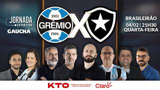 GRÊMIO 5x3 BOTAFOGO | BRASILEIRÃO | JORNADA DIGITAL | 04/02/2026