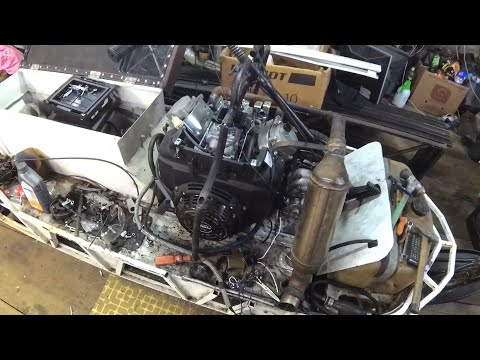 Lifan 2v78F-2A PRO на Буран, удаление электроклапана, подключение газа напрямую.