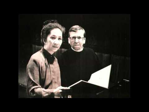 Brahms, Danza ungherese in re minore, duo Pastorino Pang 1983