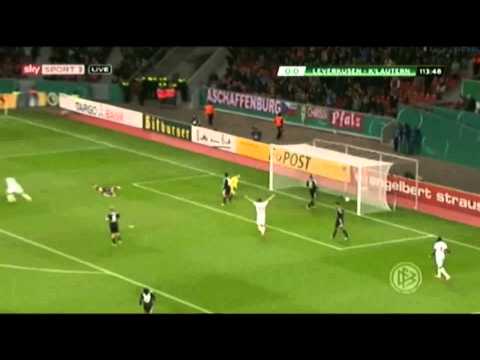 FCK Leverkusten viertelfinale Tor für Lautern!